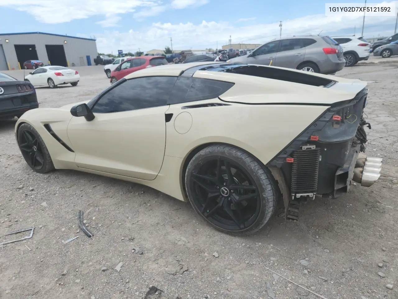 2015 Chevrolet Corvette Stingray Z51 1Lt VIN: 1G1YG2D7XF5121592 Lot: 61342395