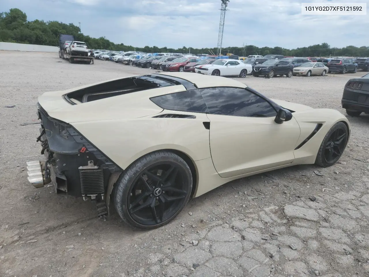 2015 Chevrolet Corvette Stingray Z51 1Lt VIN: 1G1YG2D7XF5121592 Lot: 61342395