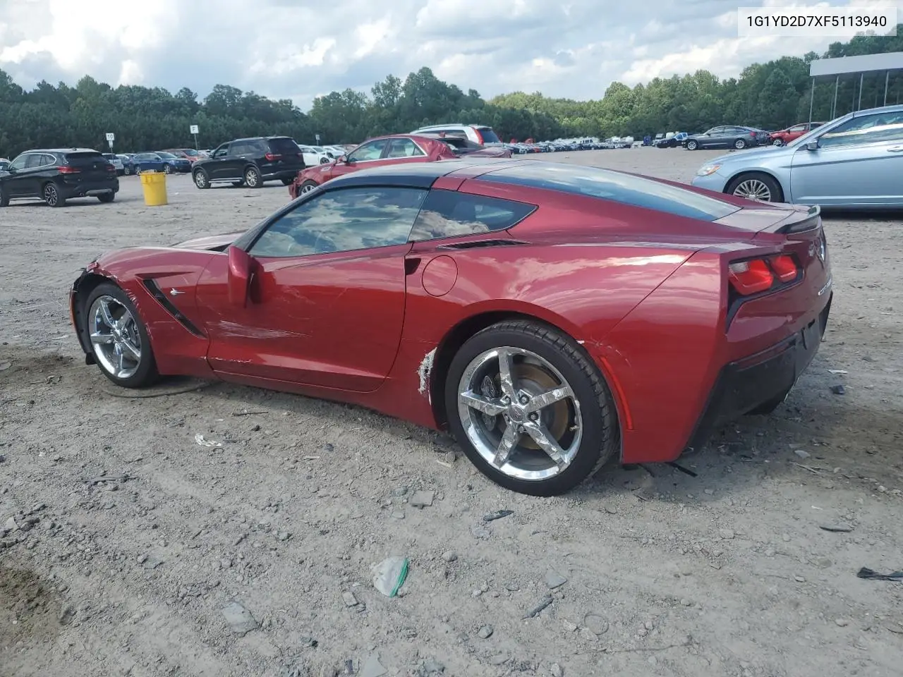 2015 Chevrolet Corvette Stingray 2Lt VIN: 1G1YD2D7XF5113940 Lot: 61631615