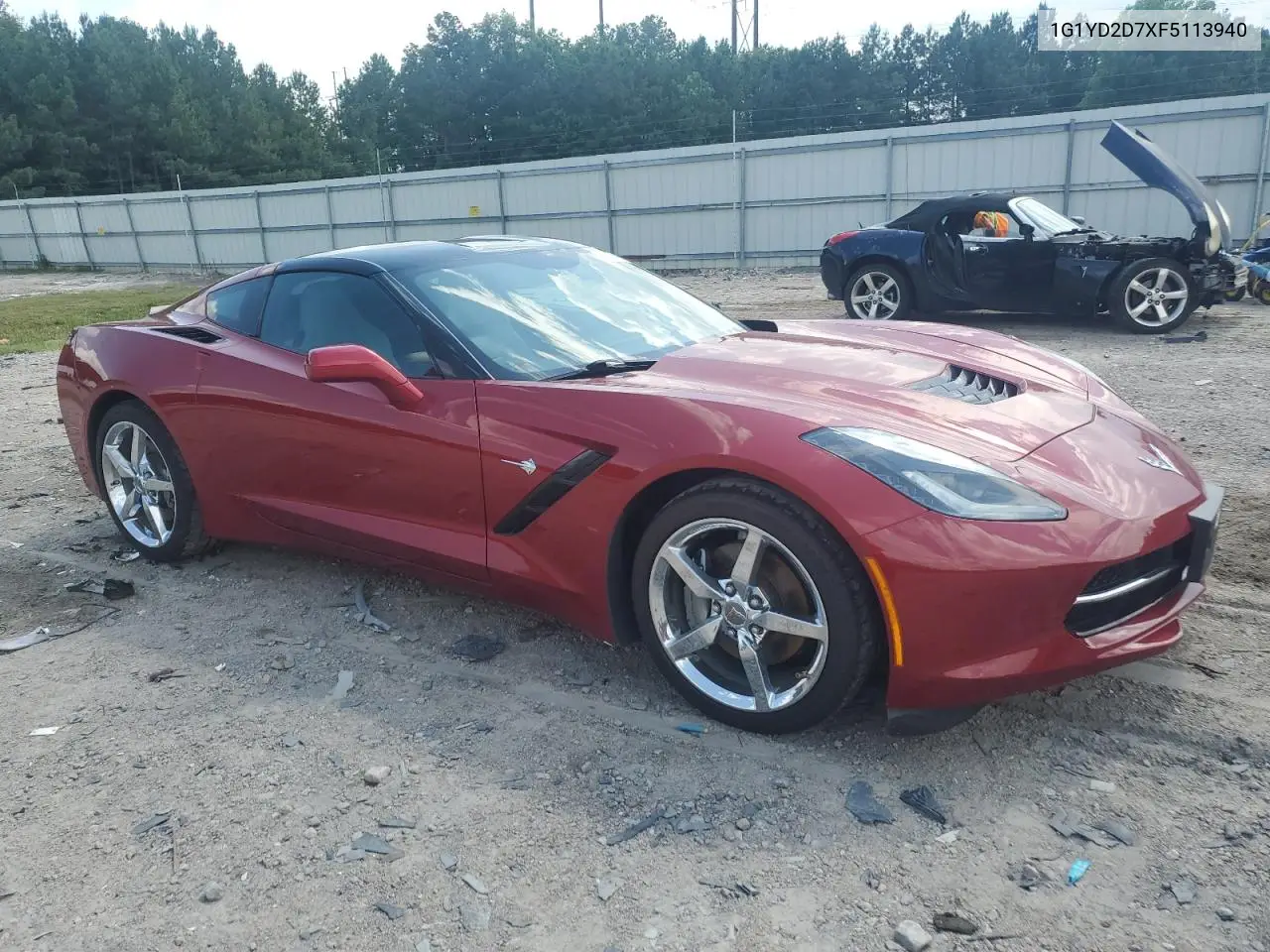 2015 Chevrolet Corvette Stingray 2Lt VIN: 1G1YD2D7XF5113940 Lot: 61631615