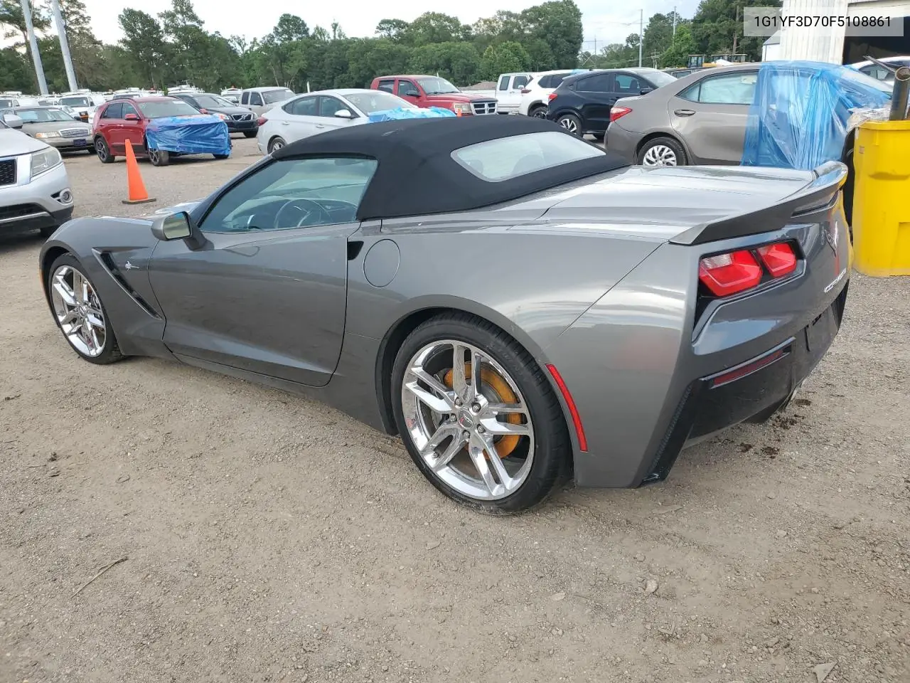 2015 Chevrolet Corvette Stingray 3Lt VIN: 1G1YF3D70F5108861 Lot: 62399475