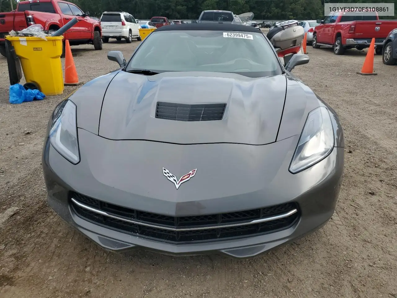 2015 Chevrolet Corvette Stingray 3Lt VIN: 1G1YF3D70F5108861 Lot: 62399475