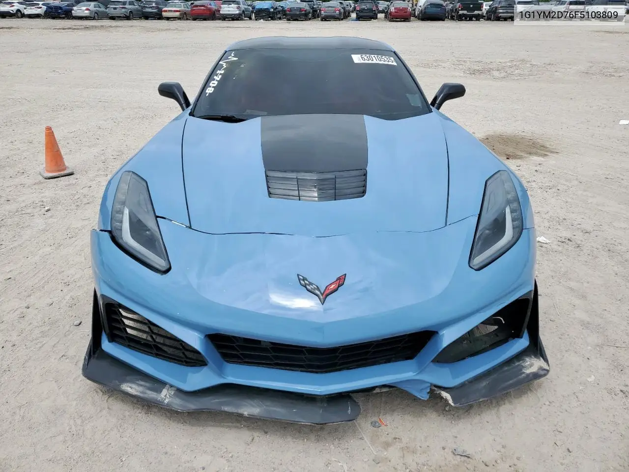 2015 Chevrolet Corvette Stingray Z51 3Lt VIN: 1G1YM2D76F5103809 Lot: 63010535