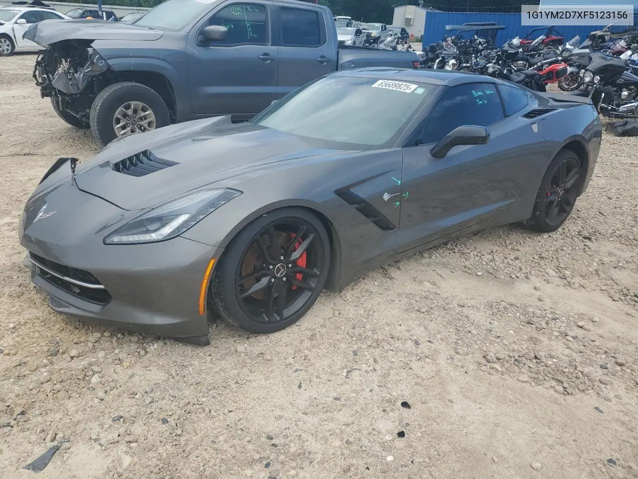 2015 Chevrolet Corvette Stingray Z51 3Lt VIN: 1G1YM2D7XF5123156 Lot: 65689825