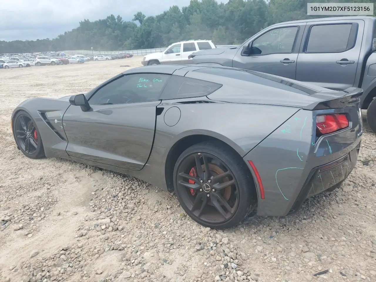 2015 Chevrolet Corvette Stingray Z51 3Lt VIN: 1G1YM2D7XF5123156 Lot: 65689825
