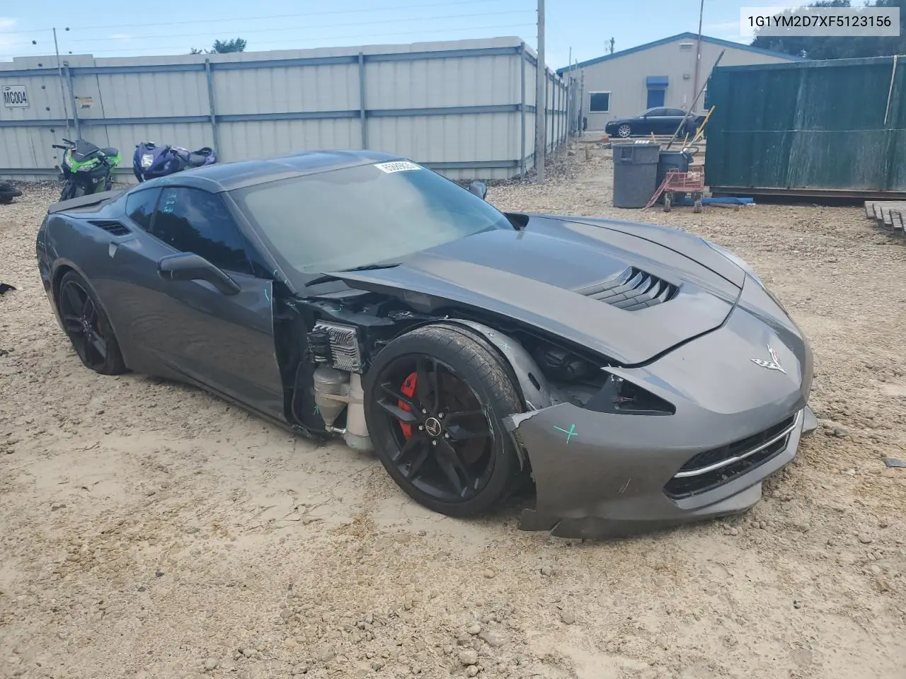 2015 Chevrolet Corvette Stingray Z51 3Lt VIN: 1G1YM2D7XF5123156 Lot: 65689825