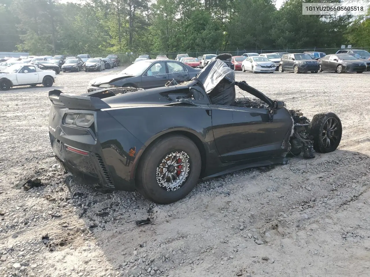 2016 Chevrolet Corvette Z06 3Lz VIN: 1G1YU2D66G5605518 Lot: 53627885