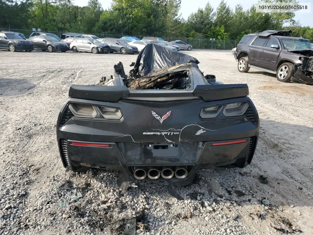 2016 Chevrolet Corvette Z06 3Lz VIN: 1G1YU2D66G5605518 Lot: 53627885