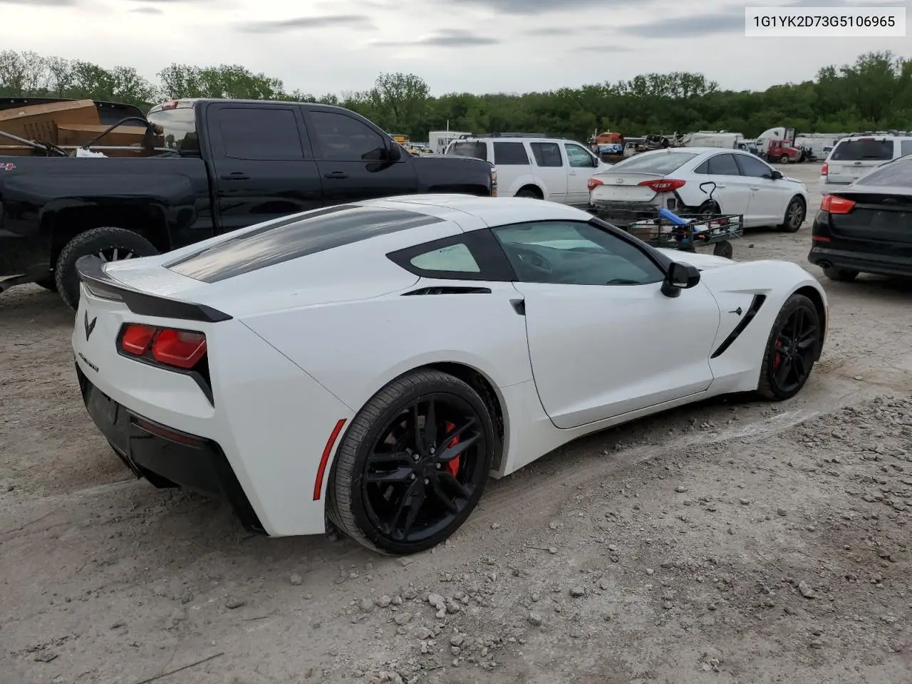 2016 Chevrolet Corvette Stingray Z51 2Lt VIN: 1G1YK2D73G5106965 Lot: 55462435