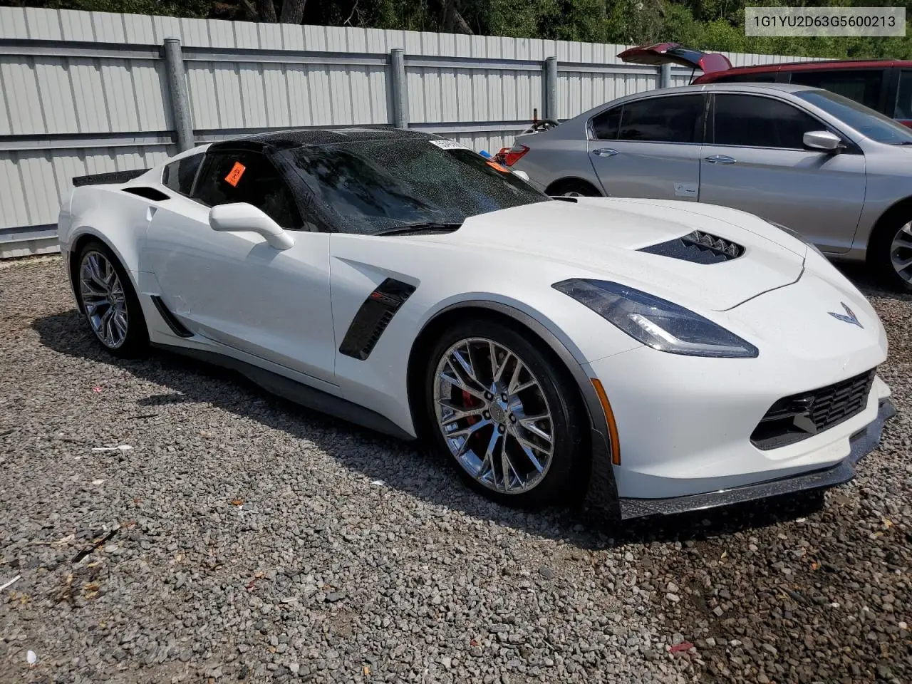 2016 Chevrolet Corvette Z06 3Lz VIN: 1G1YU2D63G5600213 Lot: 55493685