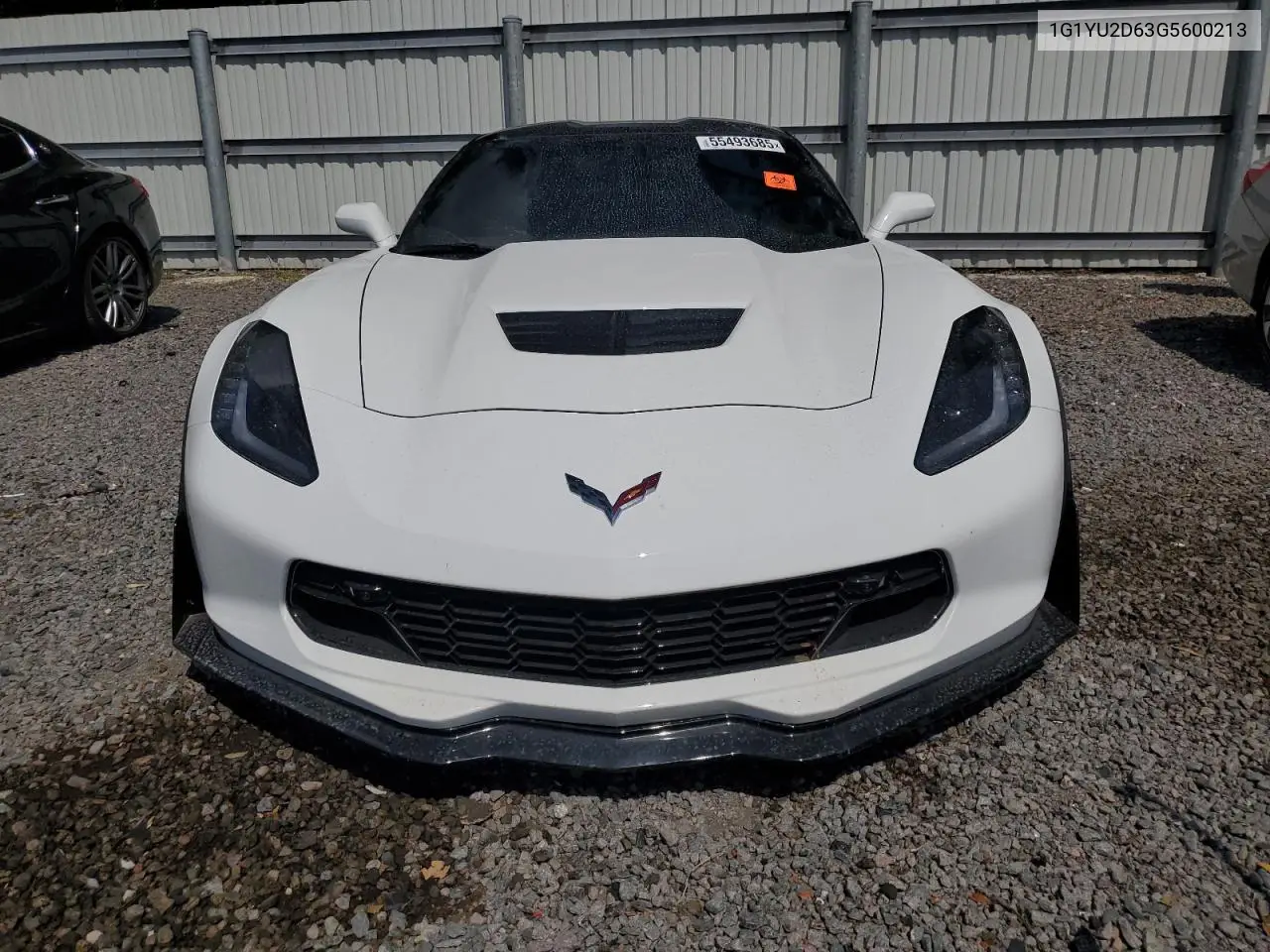 2016 Chevrolet Corvette Z06 3Lz VIN: 1G1YU2D63G5600213 Lot: 55493685