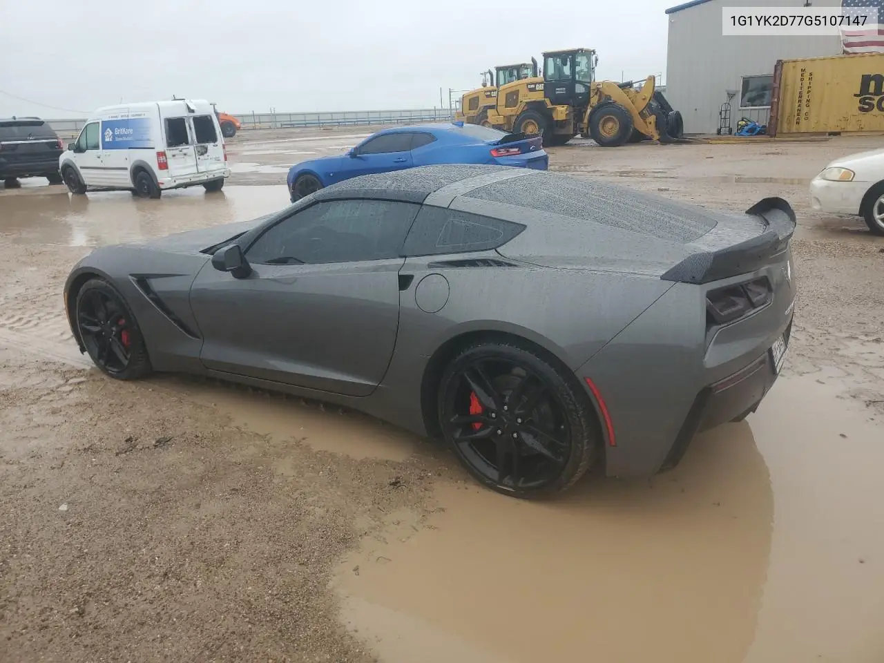 2016 Chevrolet Corvette Stingray Z51 2Lt VIN: 1G1YK2D77G5107147 Lot: 55750735