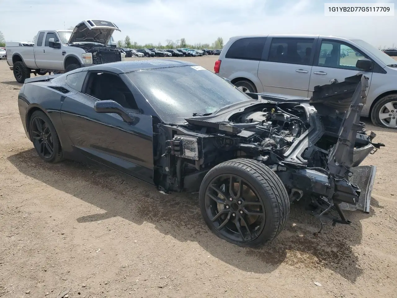 2016 Chevrolet Corvette Stingray 1Lt VIN: 1G1YB2D77G5117709 Lot: 55776605
