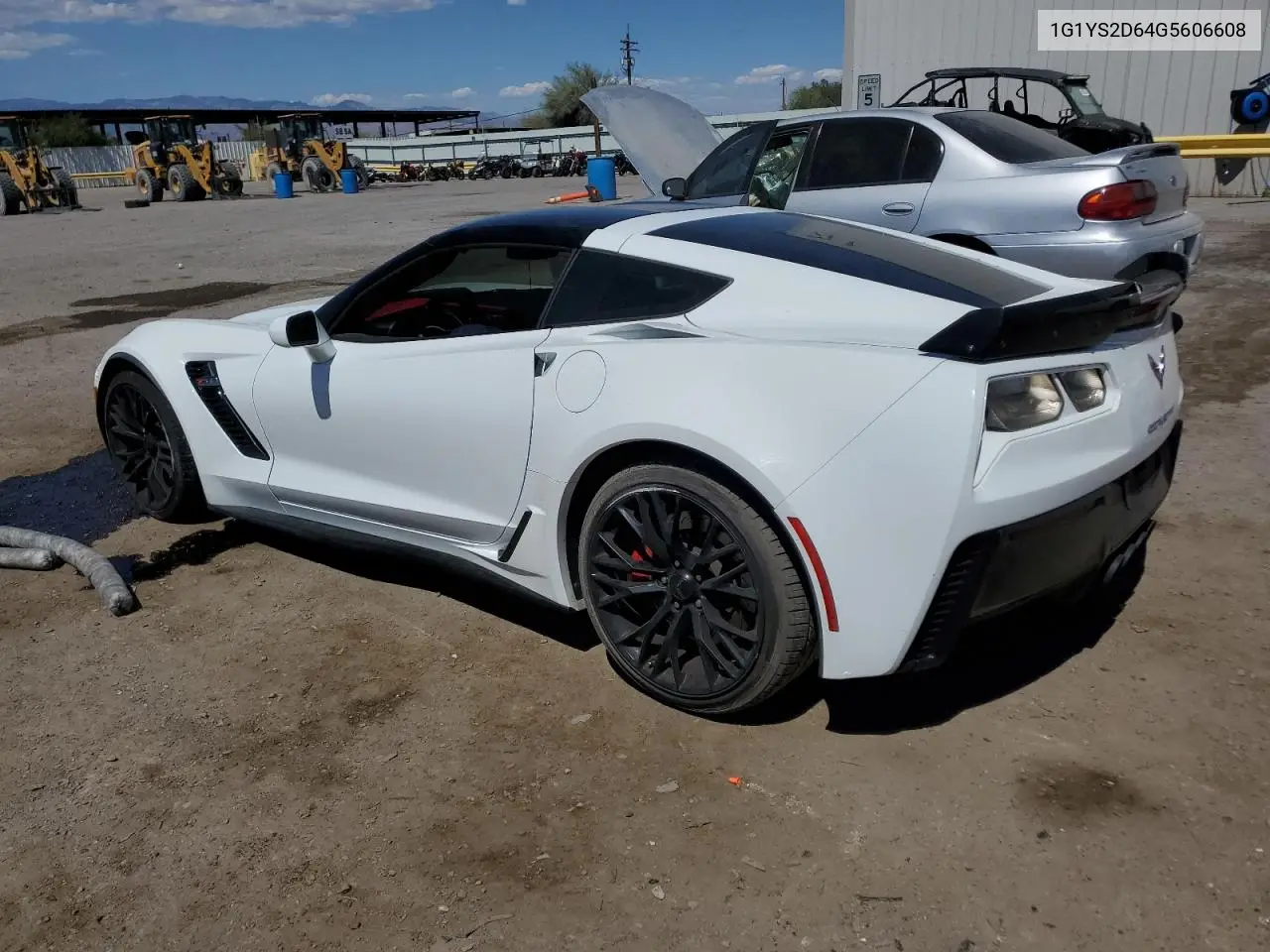 2016 Chevrolet Corvette Z06 2Lz VIN: 1G1YS2D64G5606608 Lot: 56267255