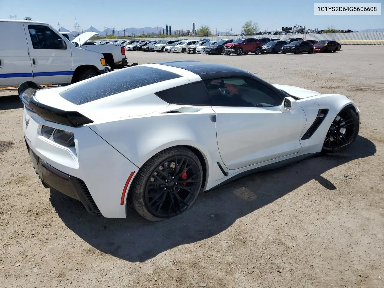 2016 Chevrolet Corvette Z06 2Lz VIN: 1G1YS2D64G5606608 Lot: 56267255