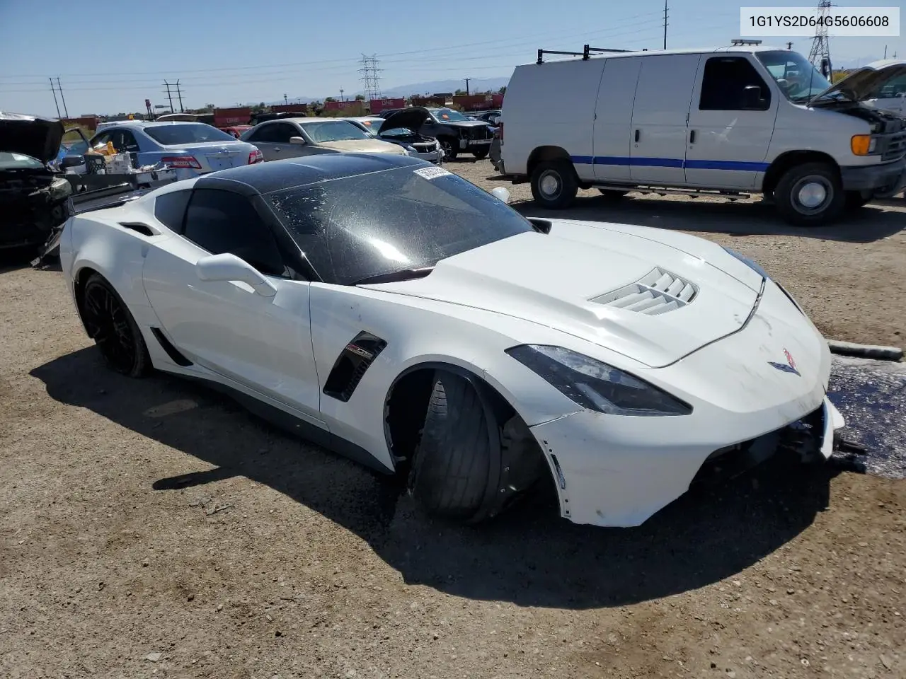 2016 Chevrolet Corvette Z06 2Lz VIN: 1G1YS2D64G5606608 Lot: 56267255