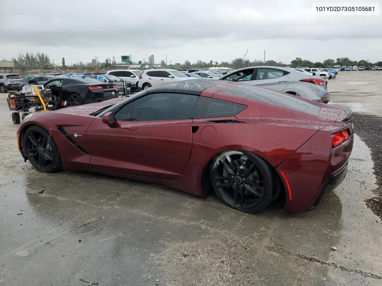 2016 Chevrolet Corvette Stingray 2Lt VIN: 1G1YD2D73G5105681 Lot: 56515015