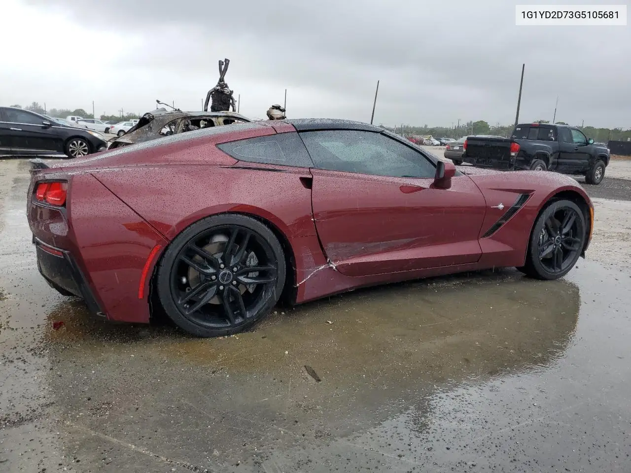 2016 Chevrolet Corvette Stingray 2Lt VIN: 1G1YD2D73G5105681 Lot: 56515015