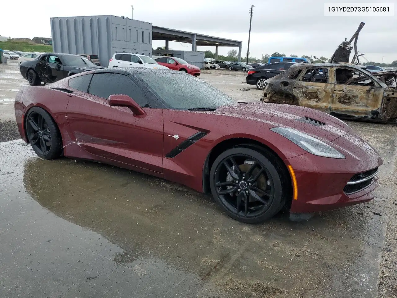 2016 Chevrolet Corvette Stingray 2Lt VIN: 1G1YD2D73G5105681 Lot: 56515015