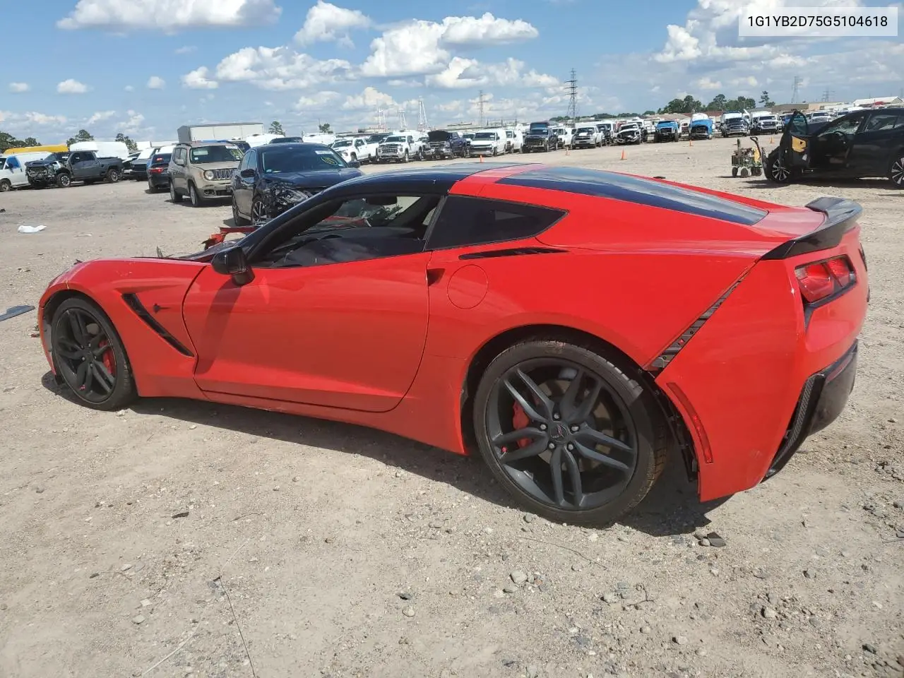 2016 Chevrolet Corvette Stingray 1Lt VIN: 1G1YB2D75G5104618 Lot: 56590075