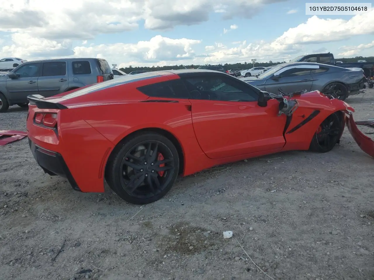 2016 Chevrolet Corvette Stingray 1Lt VIN: 1G1YB2D75G5104618 Lot: 56590075