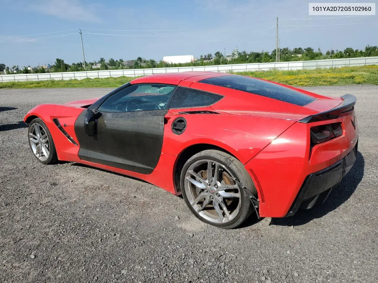 2016 Chevrolet Corvette Stingray 1Lt VIN: 1G1YA2D72G5102960 Lot: 59590835