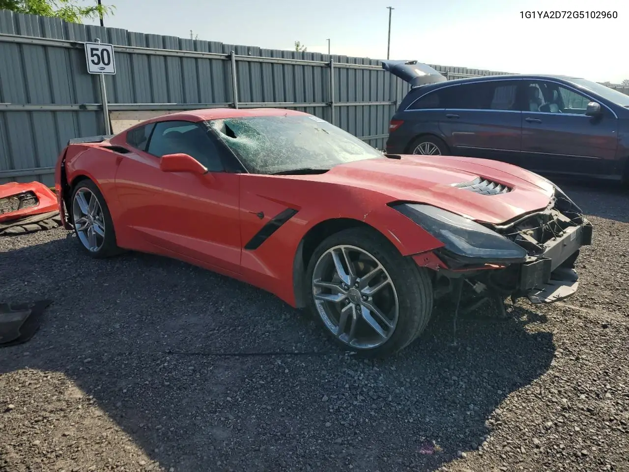 2016 Chevrolet Corvette Stingray 1Lt VIN: 1G1YA2D72G5102960 Lot: 59590835