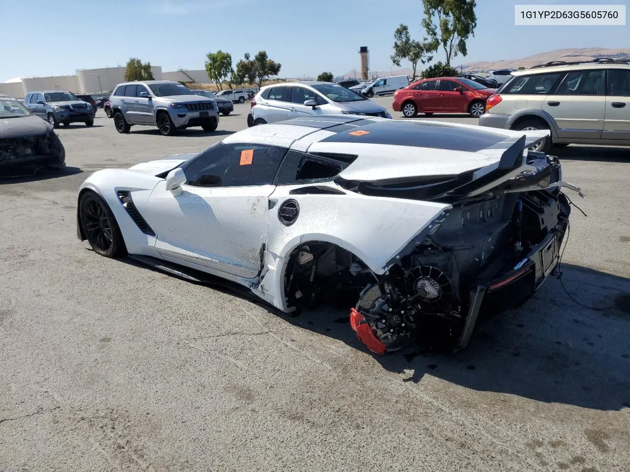 2016 Chevrolet Corvette Z06 1Lz VIN: 1G1YP2D63G5605760 Lot: 60530865