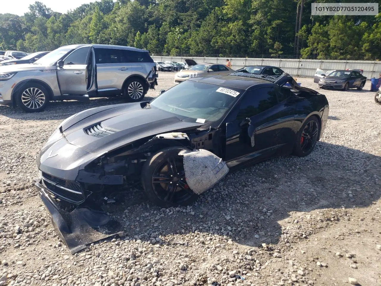 2016 Chevrolet Corvette Stingray 1Lt VIN: 1G1YB2D77G5120495 Lot: 60702475