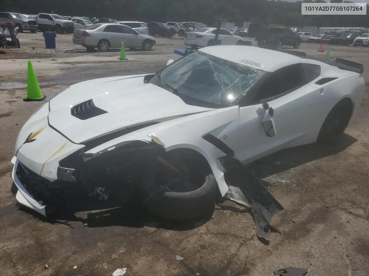 2016 Chevrolet Corvette Stingray 1Lt VIN: 1G1YA2D77G5107264 Lot: 61533265