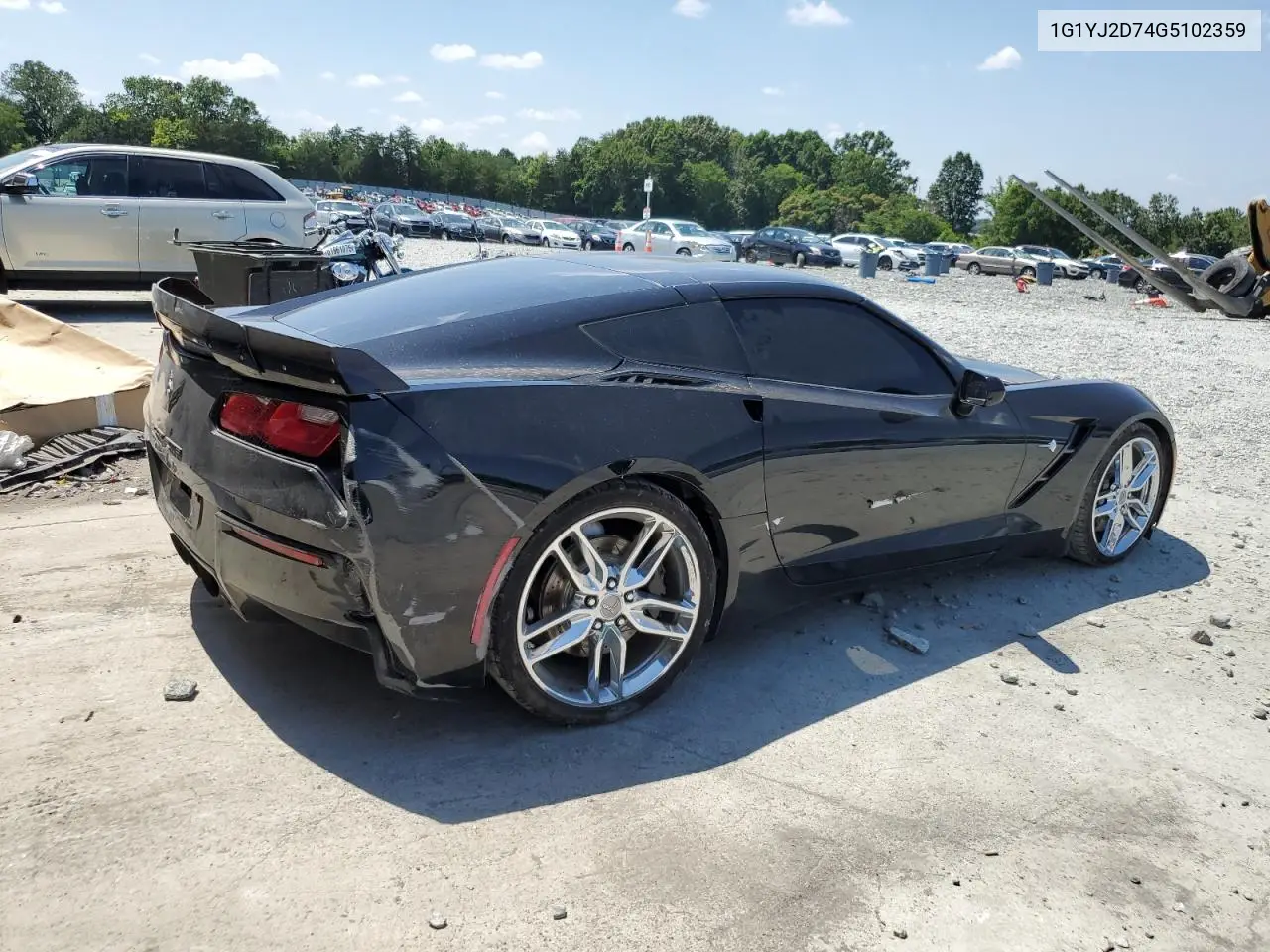 2016 Chevrolet Corvette Stingray Z51 2Lt VIN: 1G1YJ2D74G5102359 Lot: 61947195