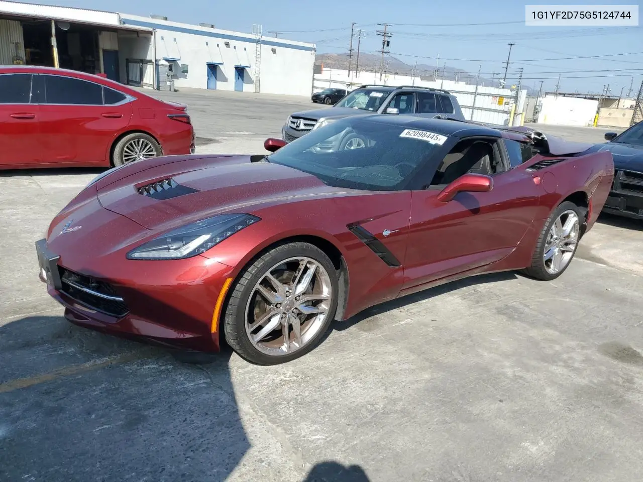 2016 Chevrolet Corvette Stingray 3Lt VIN: 1G1YF2D75G5124744 Lot: 62098445