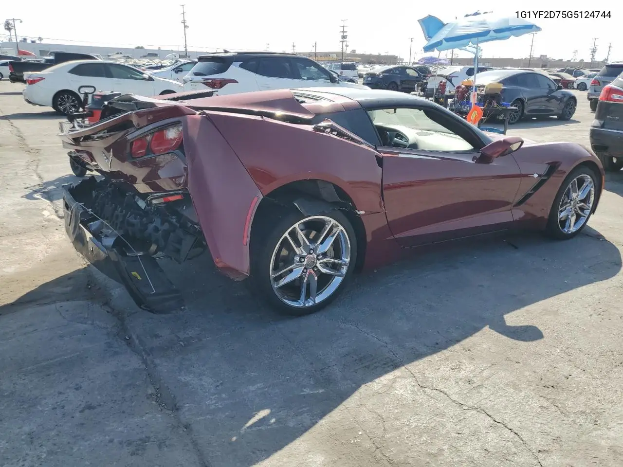 2016 Chevrolet Corvette Stingray 3Lt VIN: 1G1YF2D75G5124744 Lot: 62098445