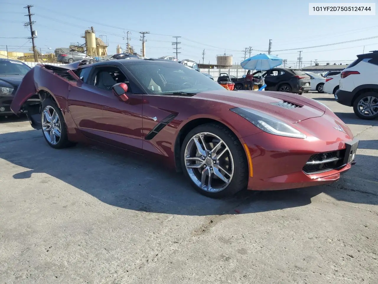 2016 Chevrolet Corvette Stingray 3Lt VIN: 1G1YF2D75G5124744 Lot: 62098445