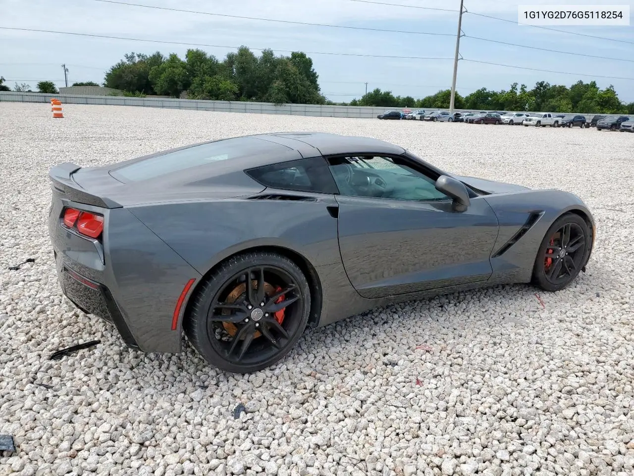 2016 Chevrolet Corvette Stingray Z51 1Lt VIN: 1G1YG2D76G5118254 Lot: 64241495