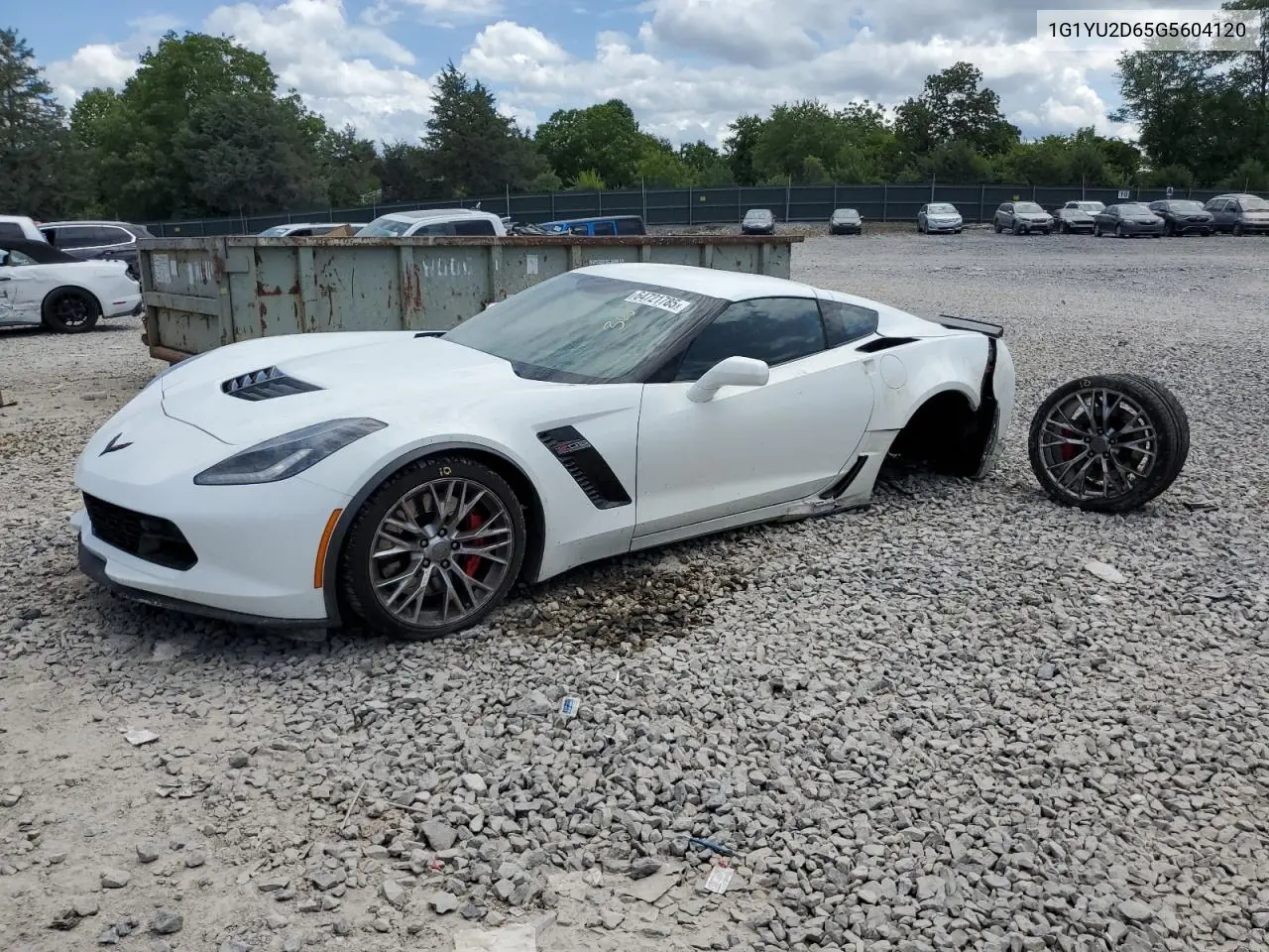 2016 Chevrolet Corvette Z06 3Lz VIN: 1G1YU2D65G5604120 Lot: 64721785