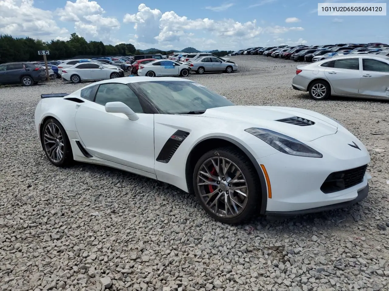 2016 Chevrolet Corvette Z06 3Lz VIN: 1G1YU2D65G5604120 Lot: 64721785