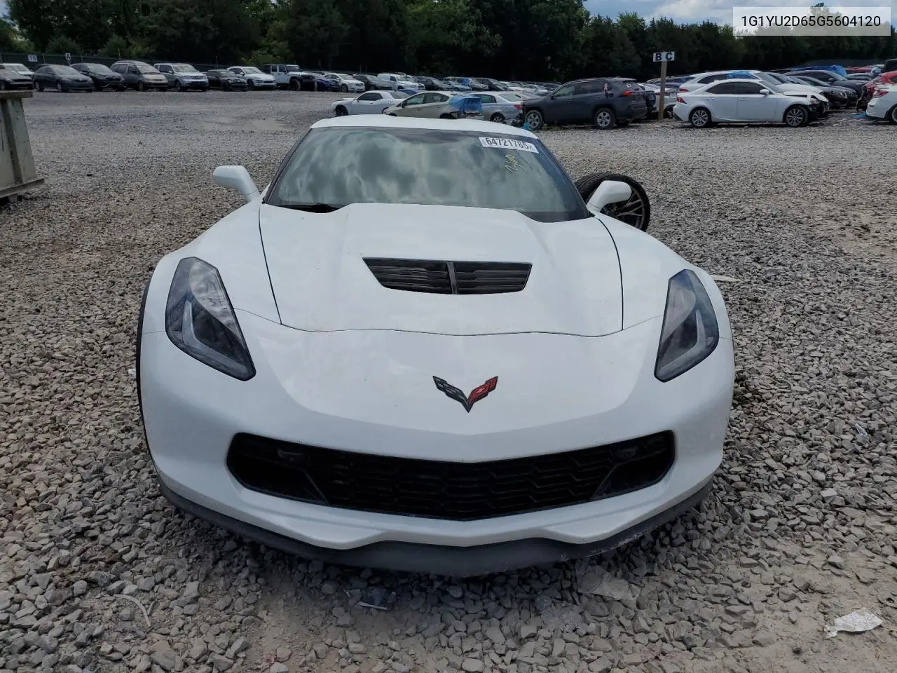 2016 Chevrolet Corvette Z06 3Lz VIN: 1G1YU2D65G5604120 Lot: 64721785