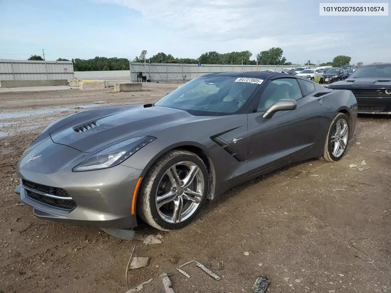 2016 Chevrolet Corvette Stingray 2Lt VIN: 1G1YD2D75G5110574 Lot: 64727005