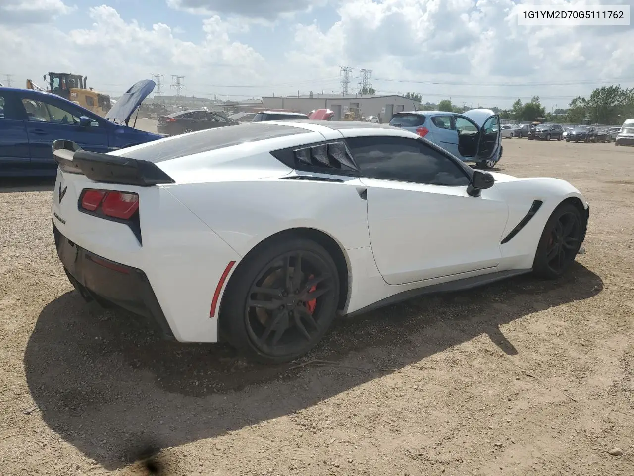 2016 Chevrolet Corvette Stingray Z51 3Lt VIN: 1G1YM2D70G5111762 Lot: 65434045