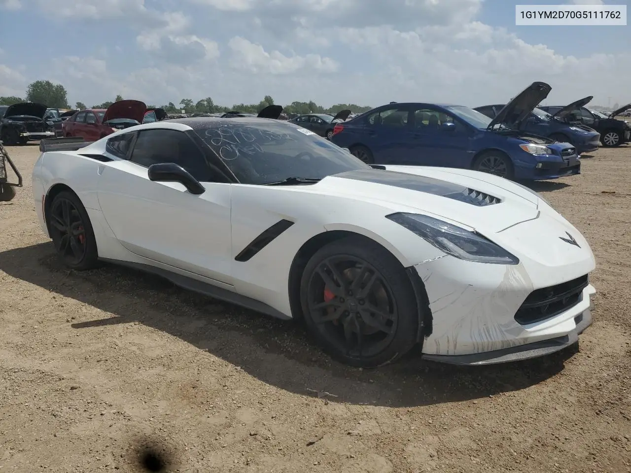 2016 Chevrolet Corvette Stingray Z51 3Lt VIN: 1G1YM2D70G5111762 Lot: 65434045