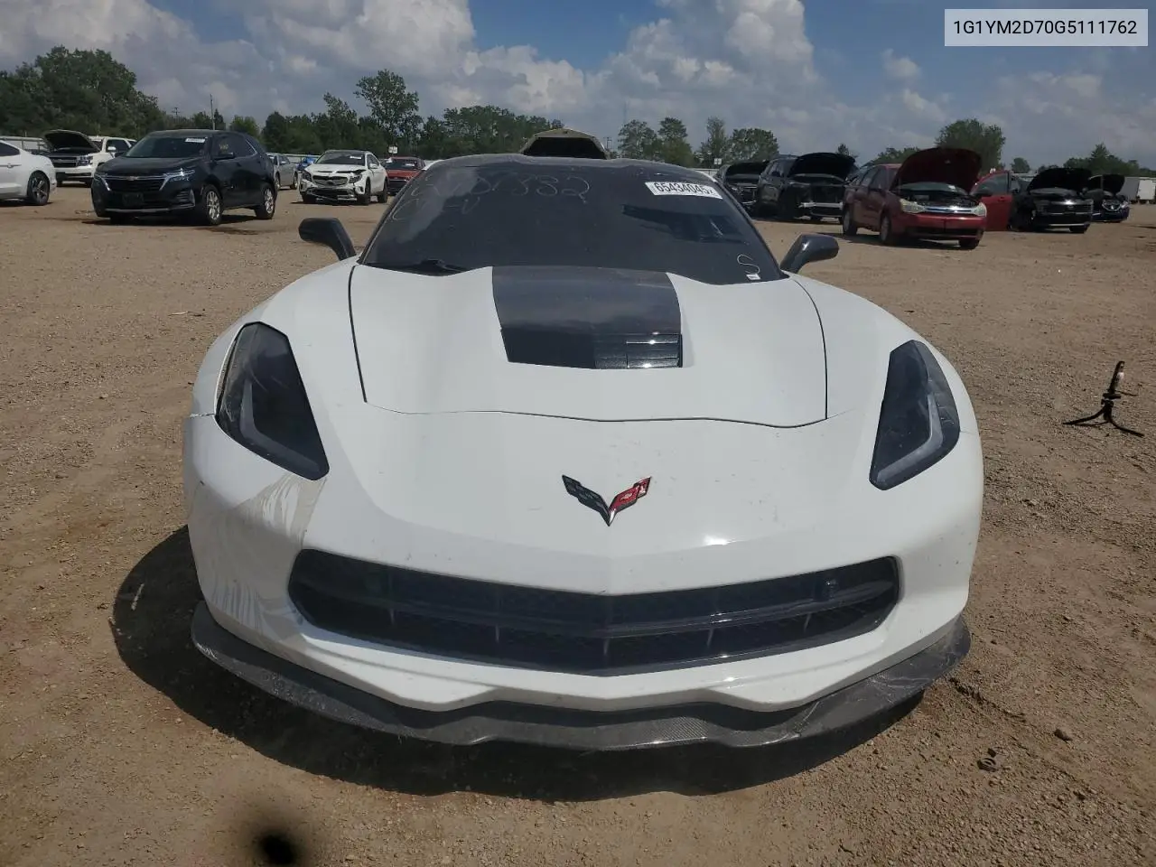 2016 Chevrolet Corvette Stingray Z51 3Lt VIN: 1G1YM2D70G5111762 Lot: 65434045