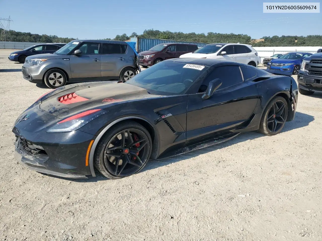 2016 Chevrolet Corvette Z06 1Lz VIN: 1G1YN2D60G5609674 Lot: 65436495