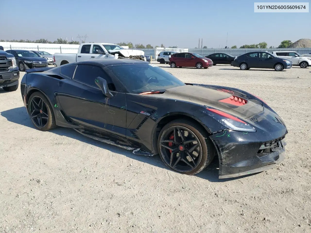2016 Chevrolet Corvette Z06 1Lz VIN: 1G1YN2D60G5609674 Lot: 65436495