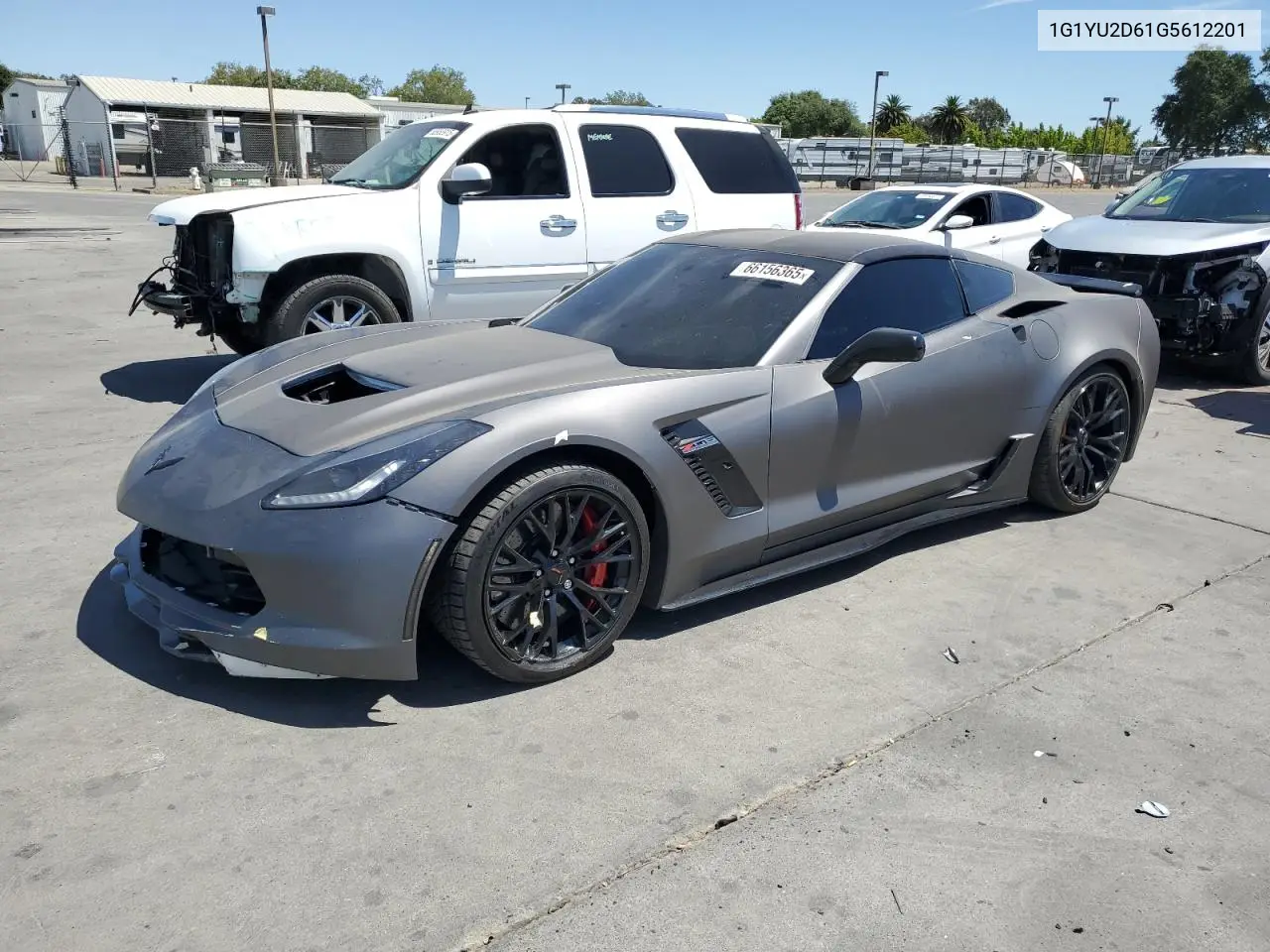 2016 Chevrolet Corvette Z06 3Lz VIN: 1G1YU2D61G5612201 Lot: 66156365