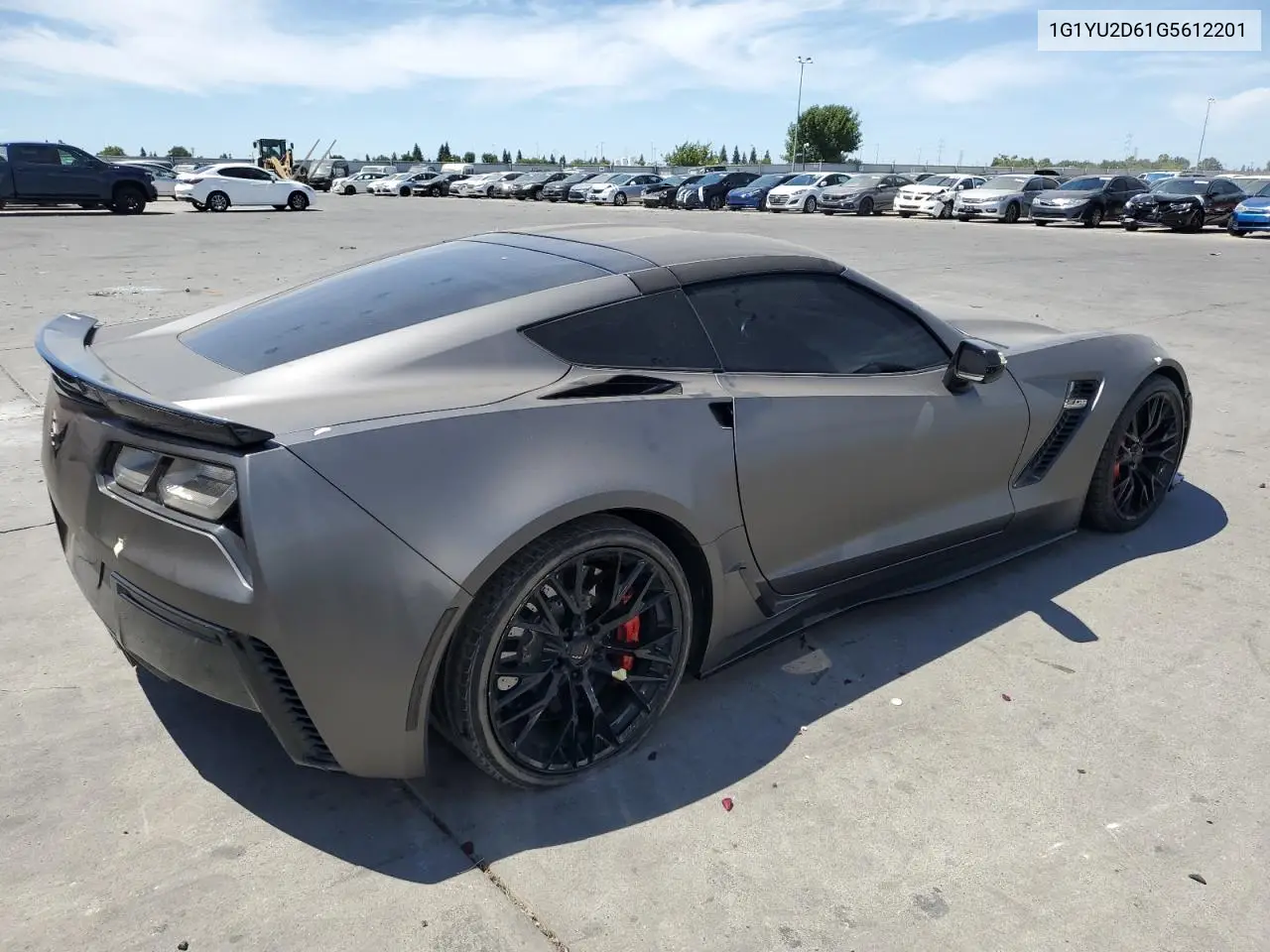2016 Chevrolet Corvette Z06 3Lz VIN: 1G1YU2D61G5612201 Lot: 66156365