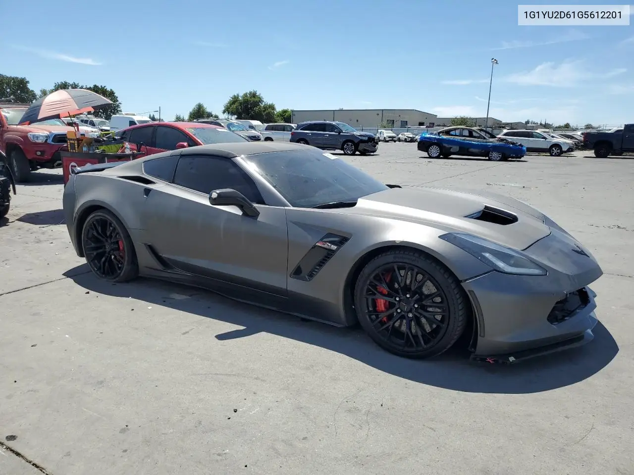 2016 Chevrolet Corvette Z06 3Lz VIN: 1G1YU2D61G5612201 Lot: 66156365