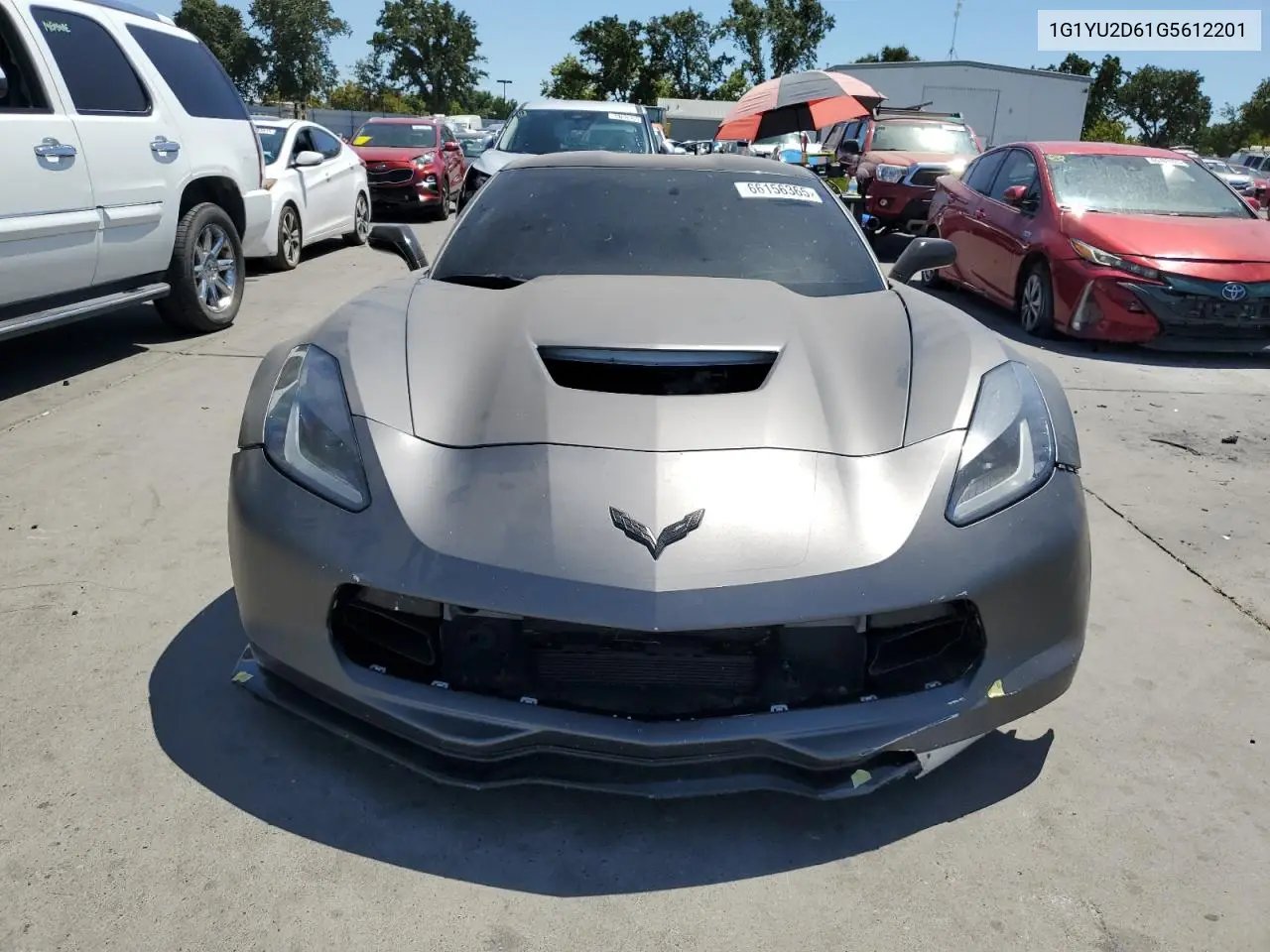 2016 Chevrolet Corvette Z06 3Lz VIN: 1G1YU2D61G5612201 Lot: 66156365