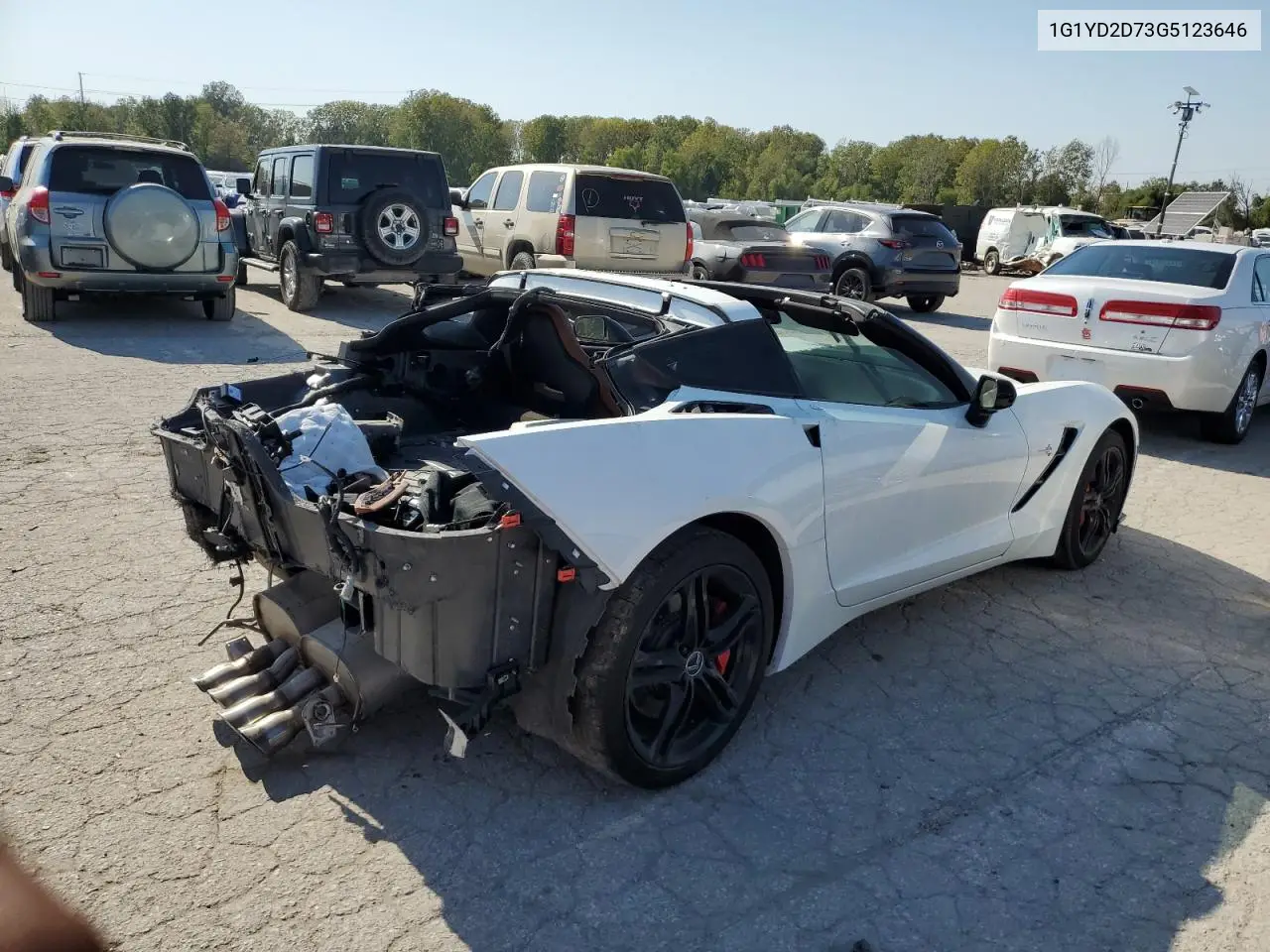 2016 Chevrolet Corvette Stingray 2Lt VIN: 1G1YD2D73G5123646 Lot: 74451864