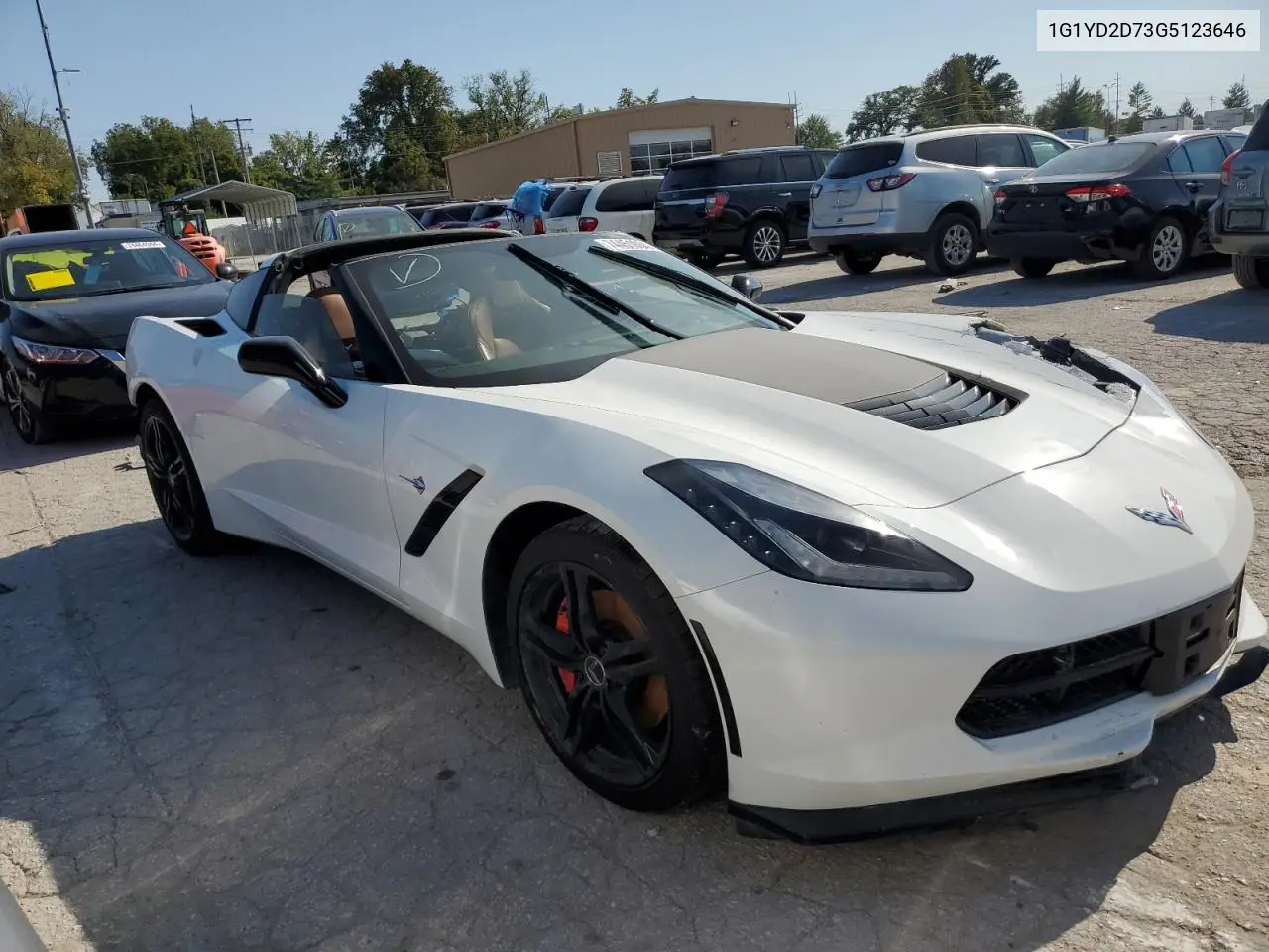 2016 Chevrolet Corvette Stingray 2Lt VIN: 1G1YD2D73G5123646 Lot: 74451864